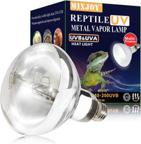 MIXJOY 160W Reptile Heat Lamp Bulb - 1 Count (Pack of 1)