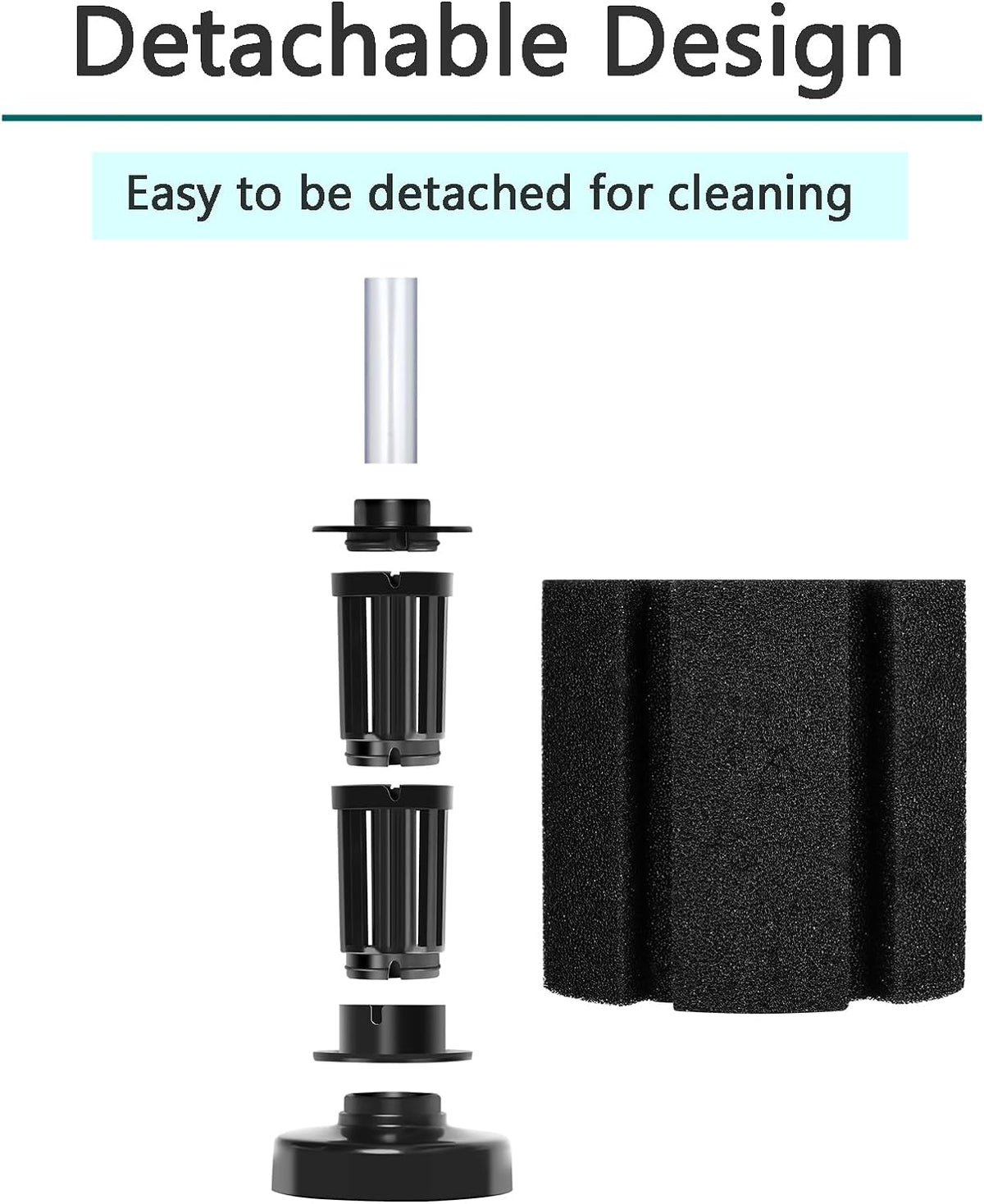 AQUANEAT 3 Pack Aquarium Bio Sponge Filter Breeding Fry Betta Shrimp - Large up to 60Gal - image 3