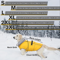 Dog Coats for Large Dogs Waterproof Dog Jacket with Adjustable Fit – Essentials for Dogs - 2XL / Yellow - image 4