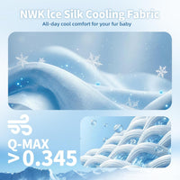 NWK Dog Cooling Blanket Q-Max>0.345 for Summer – Essentials for Dogs - Misty Gray / M (30''x 40'') - image 3