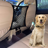 DYKESON Dog Car Net Barrier with Mesh Organizer - 12 in × 14.5 in