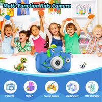 Dinosaur Kids Camera for Boys Girls - Blue - image 3