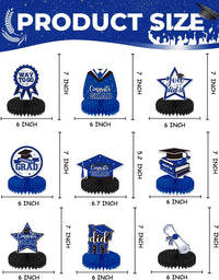 Halloween Table Decorations - Blue Graduation - image 4