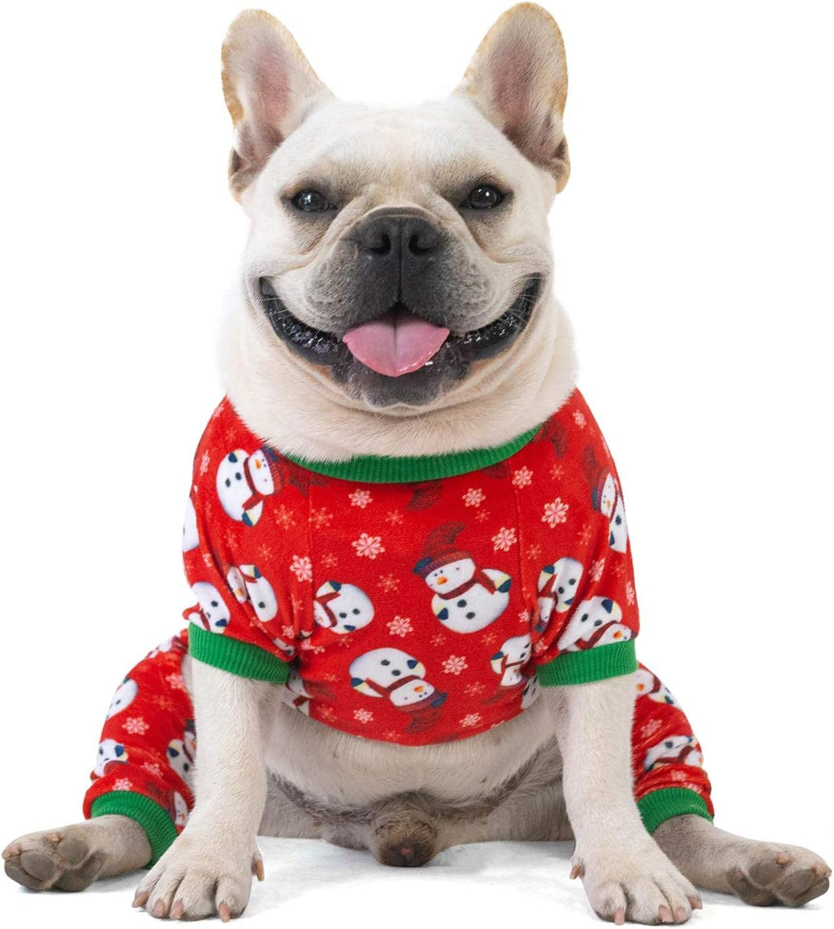 CuteBone Dog Halloween Pajamas Puppy Onesies Small Dogs Soft Pjs Coat - Small / Xmas136 - image 2