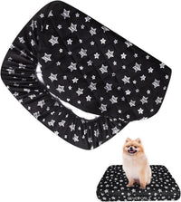 Waterproof Dog Bed Covers Replacement Lovely Grey Star Print - Black Star / 16 x 25 x 5 inch