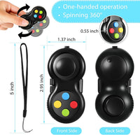 Skylety 2 Fidget Pad Game Controller Fidget Toy - Black Style - image 2