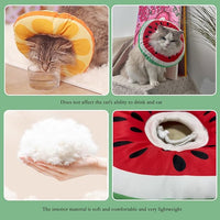 Cat Recovery Soft Collar, Waterproof Soft Recovery Collar. Anti-bite and Anti-Lick Wound Healing Safe Adjustable Elizabethan Collar.(S) Only for Cats up to 6 Months in Size