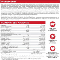 NutriSource Dry Dog Food for Large Breeds, Beef and Rice, 26LB