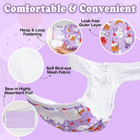 Pet Soft Female Dog Diapers, Puppy Diapers - New Animal / X-Small:7''-10'' - image 2