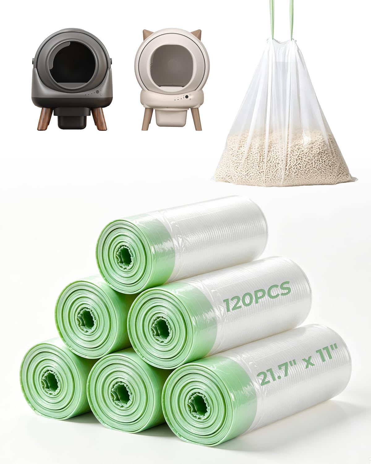 Self Cleaning Litter Box for Multiple Cats