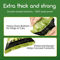 ATIFBOP Biodegradable Dog Poop Bags Rolls 360 Count Scented - 360 Count (Pack of 1) / Lemon Scent - image 4
