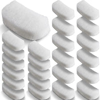 24 Pcs Filter Media Compatible with Fluval 106/107/206/207 Canister Filter Media Aquarium Polishing Pads 5.71 x 2.76 x 1.38 Inches Fish Tank Aquarium Accessories Replacement