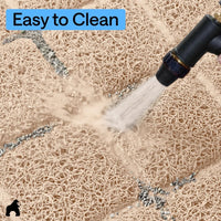 GORILLA GRIP Cat Litter Mat, Coiled Mesh Trapping Mats - Large (35" x 23") / Beige - image 3