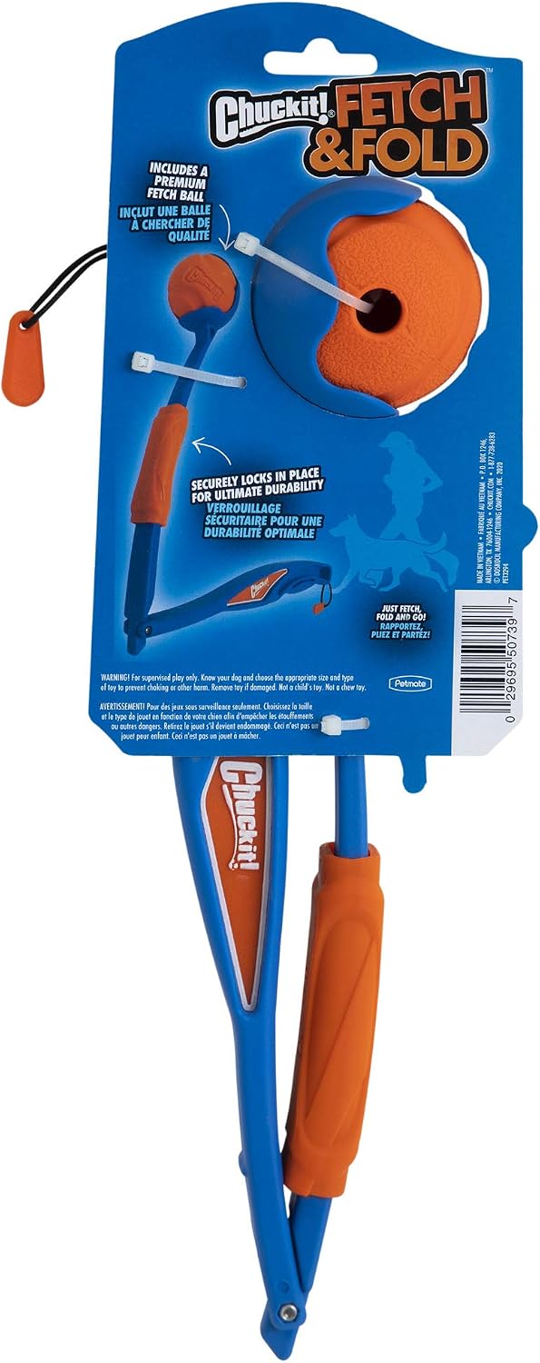 Chuckit! Fetch and Fold 25M Dog Ball Launcher, Medium Ball - image 4