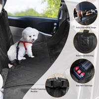 VIVAGLORY Dog Seat Cover Dog Hammock, Standard - Large (width 56") / Black - image 2