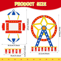 Epakh 3 Set Carnival Ferris Wheel Centerpiece Party Decor - 3 - image 2