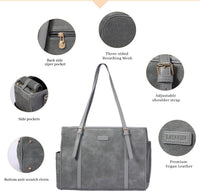 Fashion Dog Purse Pet Carrier Leather Bag for Small Dogs Cats Puppy - Grey - image 4
