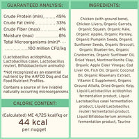 Primal Freeze Dried Dog Food Nuggets, Chicken; Complete Balanced Meal, Topper or Treat; Premium, Healthy, Grain Free, High Protein Raw Dog Food, 14 oz