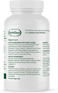 YuMOVE Hip & Joint Supplement for Dogs with Glucosamine, Hyaluronic Acid, Green Lipped Mussel & Omega 3 Joint Supplement - Regular and Advanced Strength (60ct, Chewable Tablets)