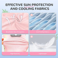 3 Pack Dog Cooling Vest with D-Ring Dog Tshirt Sun Protection Small - 1Pack Pink / Medium - image 3
