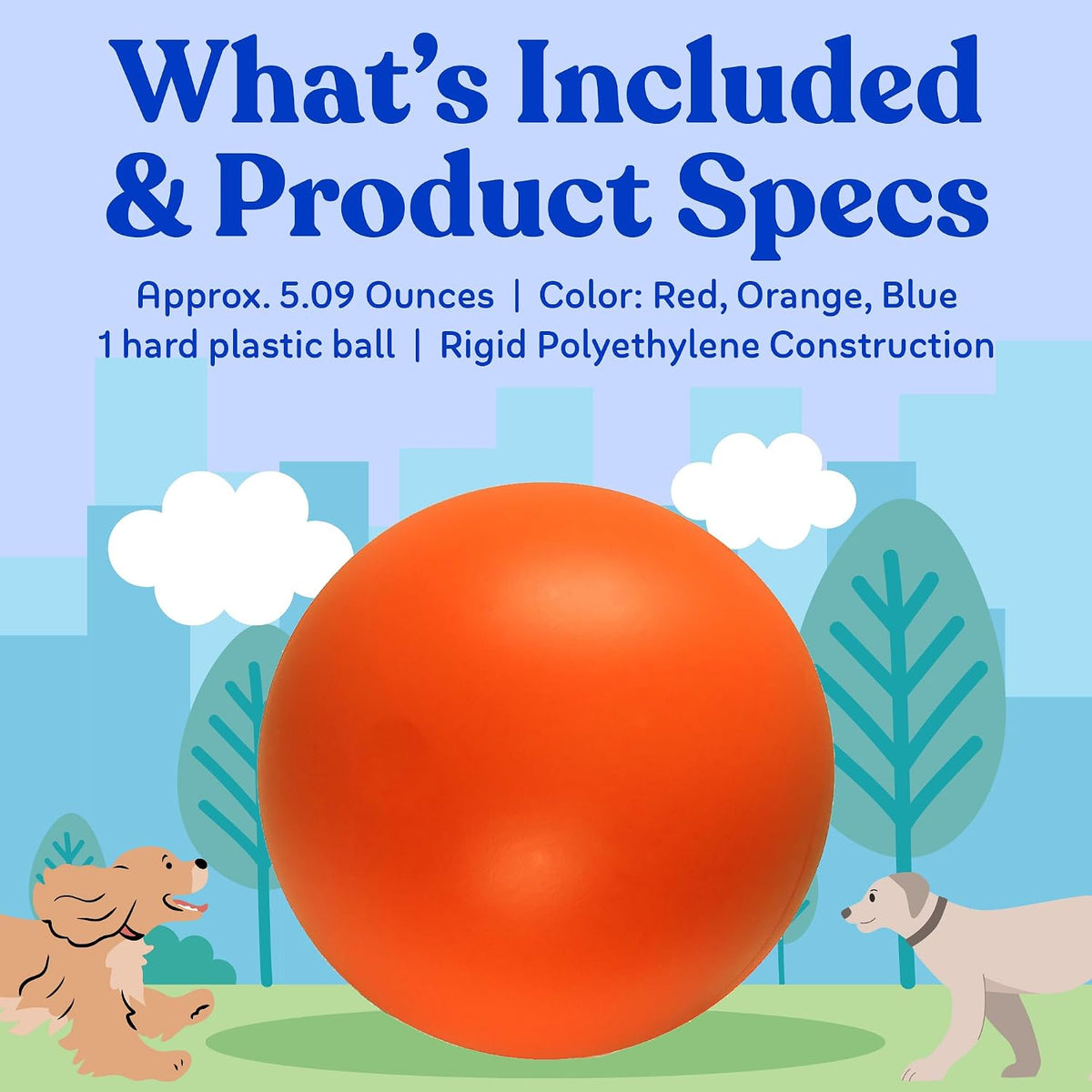 Doggie Dooley Virtually Indestructible Dog Ball - Assorted / Medium (6 inch) - image 4