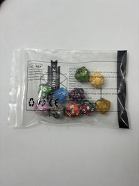 SmartDealsPro 10-Pack 20 Sided Dice D20 Polyhedral Dice for DND RPG - Double Color - image 2
