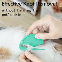 5Pcs Knotting Comb for Cats, Pet Hair Removal Tool - image 2