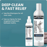 Smiling Paws Pets Advanced Chlorhexidine & Ketoconazole Spray for Cats & Dogs Spray 8oz