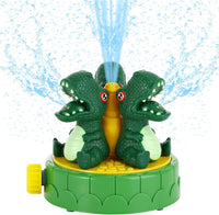 HeySplash kids whale sprinkler toy with 6 colorful wiggle tubes for a garden hose