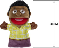 Family Hand Puppets for Kids, Includes Grandpa, Grandma, Dad - Style2 - Dad