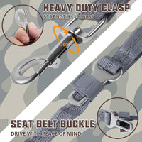 AUROTH Bungee Dog Leash for Large Dogs - Grey / MAX: 4.5 FT - image 3