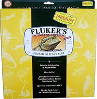 Fluker's Premium Heat Mat for All Reptiles and Amphibians - Medium (11x11-Inch, 12-Watts)