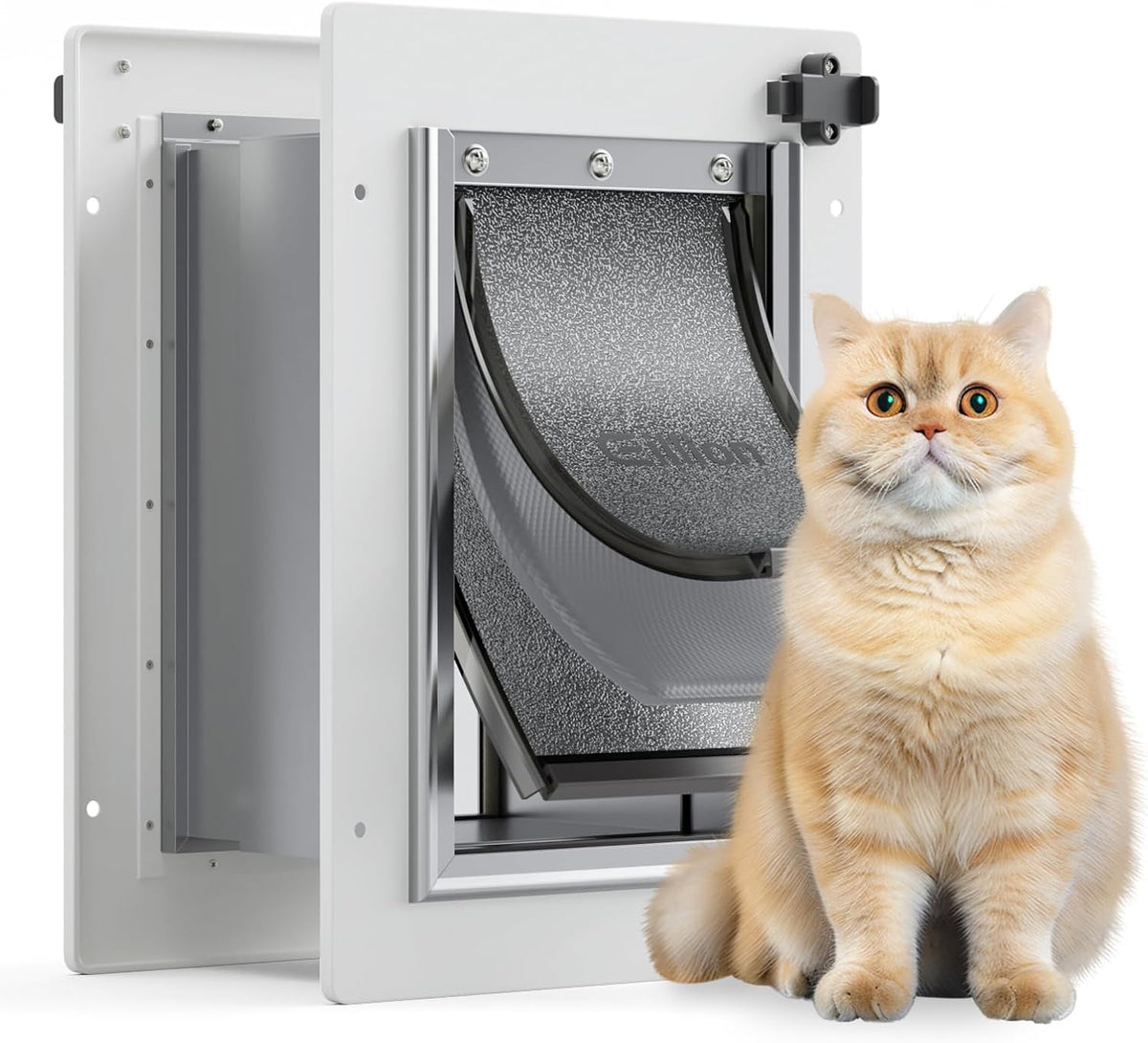 XL Pet Door for Wall Dog Door - Metal / Small