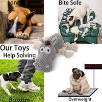 Dog Toy, Large Dog Squeaky Toys - Donkey - image 3