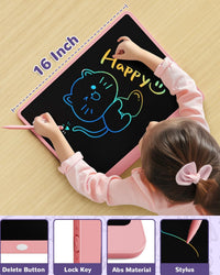 ORSEN LCD Writing Tablet 10 Inch - Pink / 16 inch - image 2
