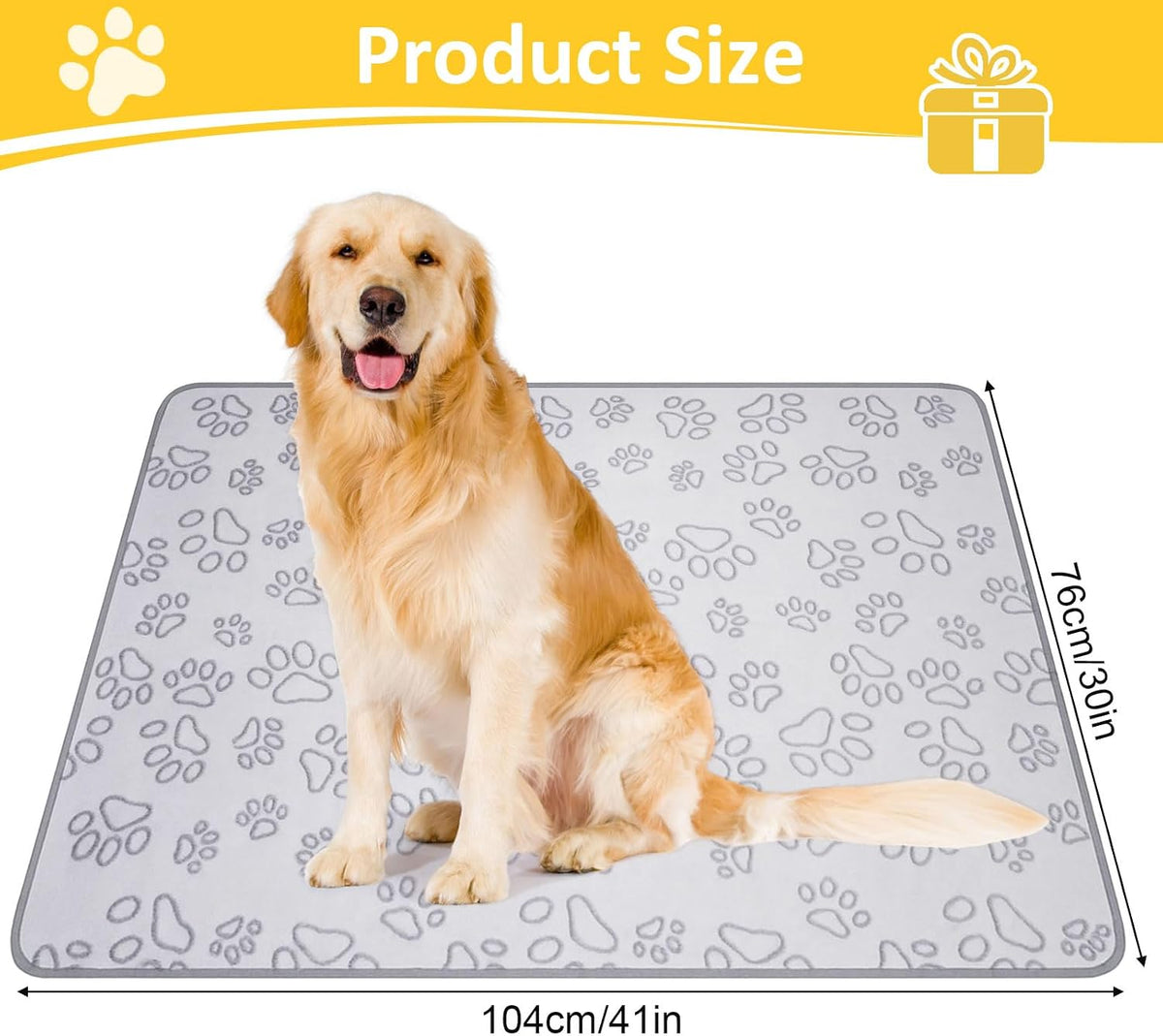 41" x 30" Dog Blankets for Medium Dogs, Cat - 41" x 30" / Grey / 1 - image 2