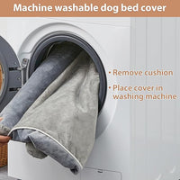 BFPETHOME Washable Dog Beds for Extra Large Dogs, Orthopedic Dog Bed Extra Large, Big Dogs Couch with Removable Washable Cover, Waterproof Lining and Nonskid Bottom, Egg-Crate Foam Pet Sofa
