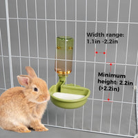 VANNON Gravity Pet Water Bowl, Grey - 16oz / E-Gradient Green - image 3