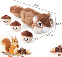 Hollypet Squeaky Hide and Seek Dog Toys for Small and Medium Dogs - Pine Cone - image 3