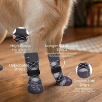 EXPAWLORER Dog Socks to Prevent Licking Paws - X-Small / Black - image 3