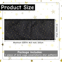 Shappy Large Bird Cage Cover, Birdcage Nylon Mesh Net Cover, L – Essentials for Birds - image 3