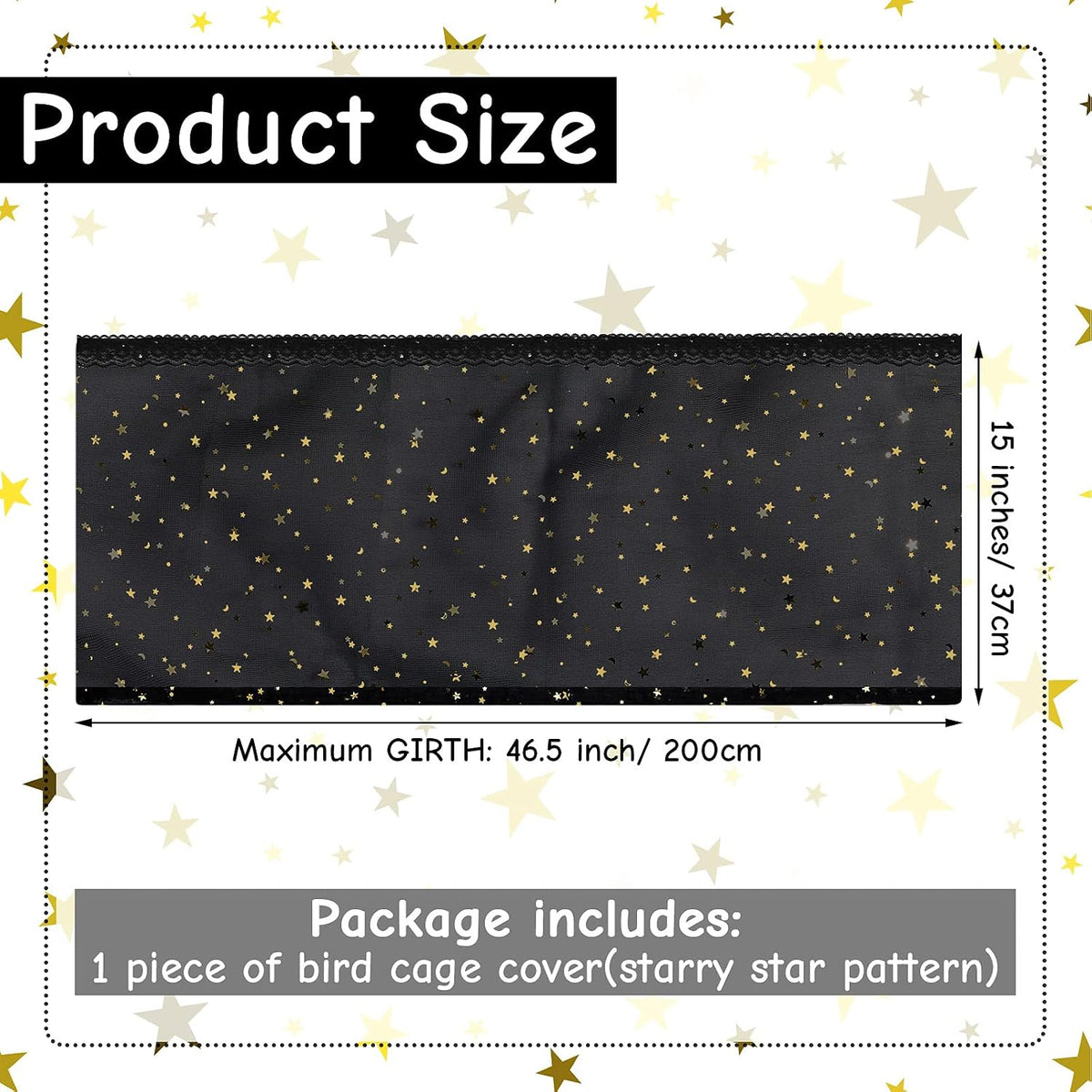 Shappy Large Bird Cage Cover, Birdcage Nylon Mesh Net Cover, L – Essentials for Birds - image 3