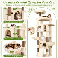 Globlazer Cat Tree for Large Adult Cats - XXL / Beige - image 4
