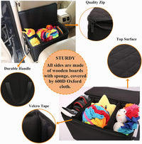 Car Seat Extender for Dogs, Front/Back Gap Filler - Compact: 19.3" × 9.85" × 13" - image 2
