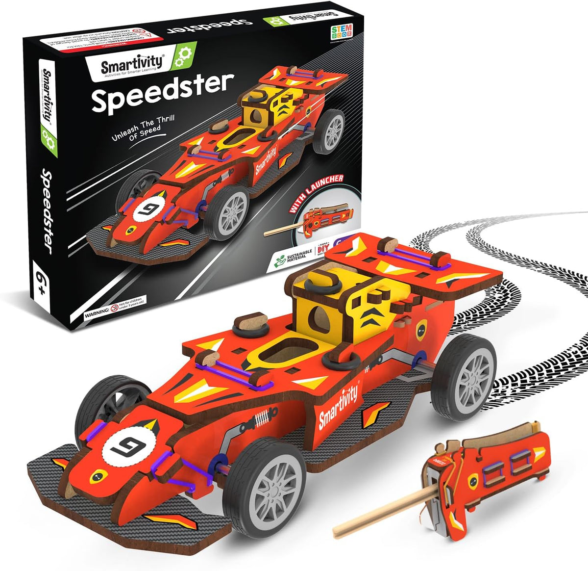 Smartivity DIY Mini Golf STEM Kit for Kids 6-12 Years – Fun for Kids & Family - Racing Car