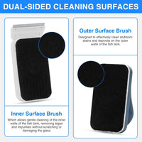fishkeeper Aquarium Strong Magnetic Glass Cleaner Brush - Small for Glass Thickness：1/8"-1/5" - image 3