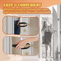 TGIOW Cat Door Latch, Cat Door Stopper Keep Open 2.5-6", White - 1pcs-black - image 2