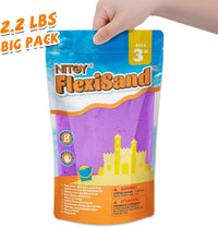 NiToy FlexiSand Toy Sand 2.2Lbs Moldable Sensory Sand for Kids - Purple - image 4