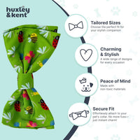 Huxley & Kent Pet Bow Tie for Dogs & Cats - Garden Party / Extra-Large - image 4