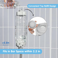 Vannon Water Bottle for Small Animals - 15oz / Grey - image 3